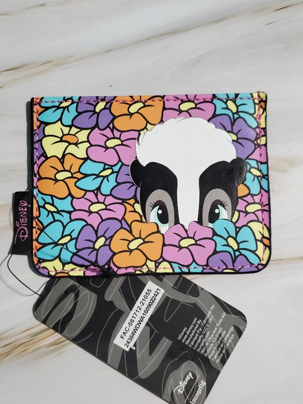 NWT Loungefly x  Disney Bambi Flower Cardholder